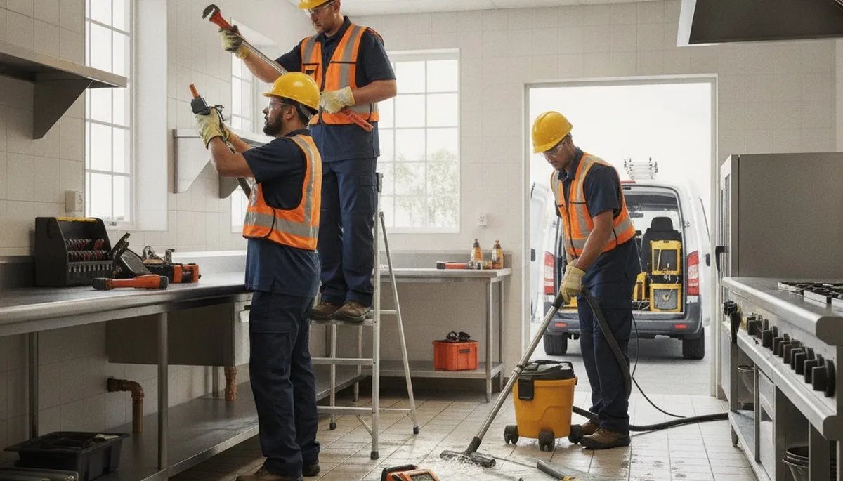 Emergency plumber repairing a leak for a San Francisco, CA home