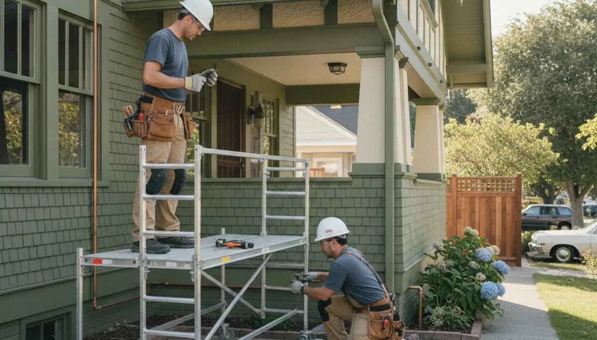 San Francisco, CA plumber repairing a residential pipe for plumbing service