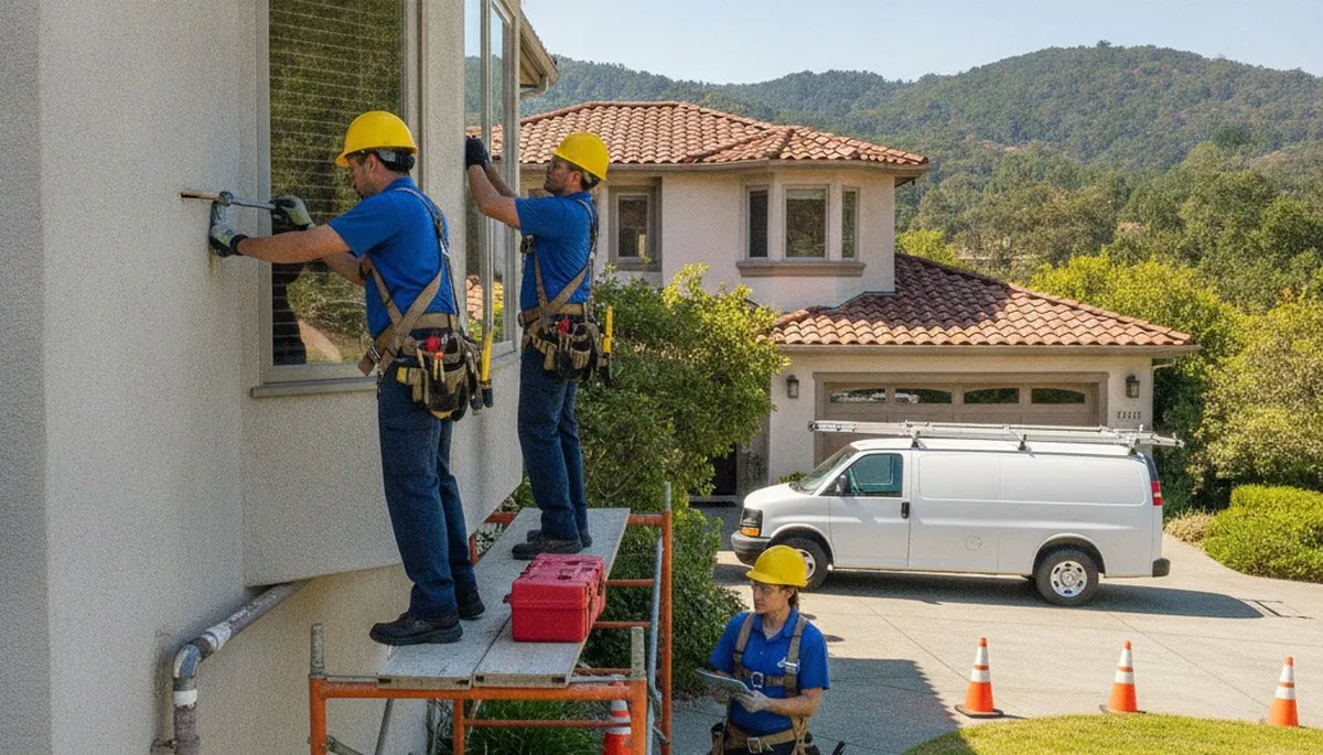San Francisco, CA plumber repairing a leak for a local residential plumbing service