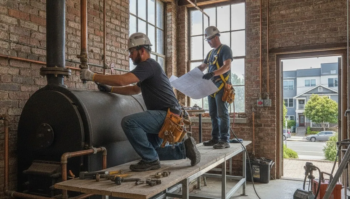 Plumbing repair technician serving San Francisco, CA on a local plumbing service call