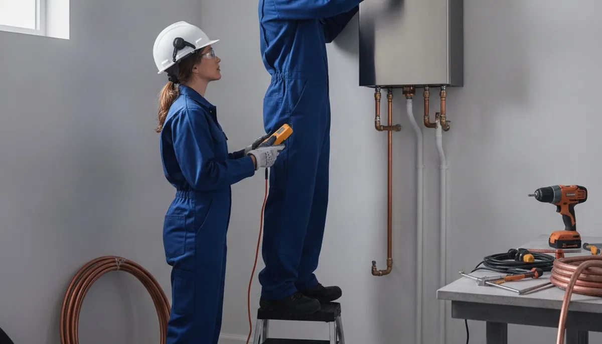 Tankless water heater service in San Francisco, CA by On Call Plumbers